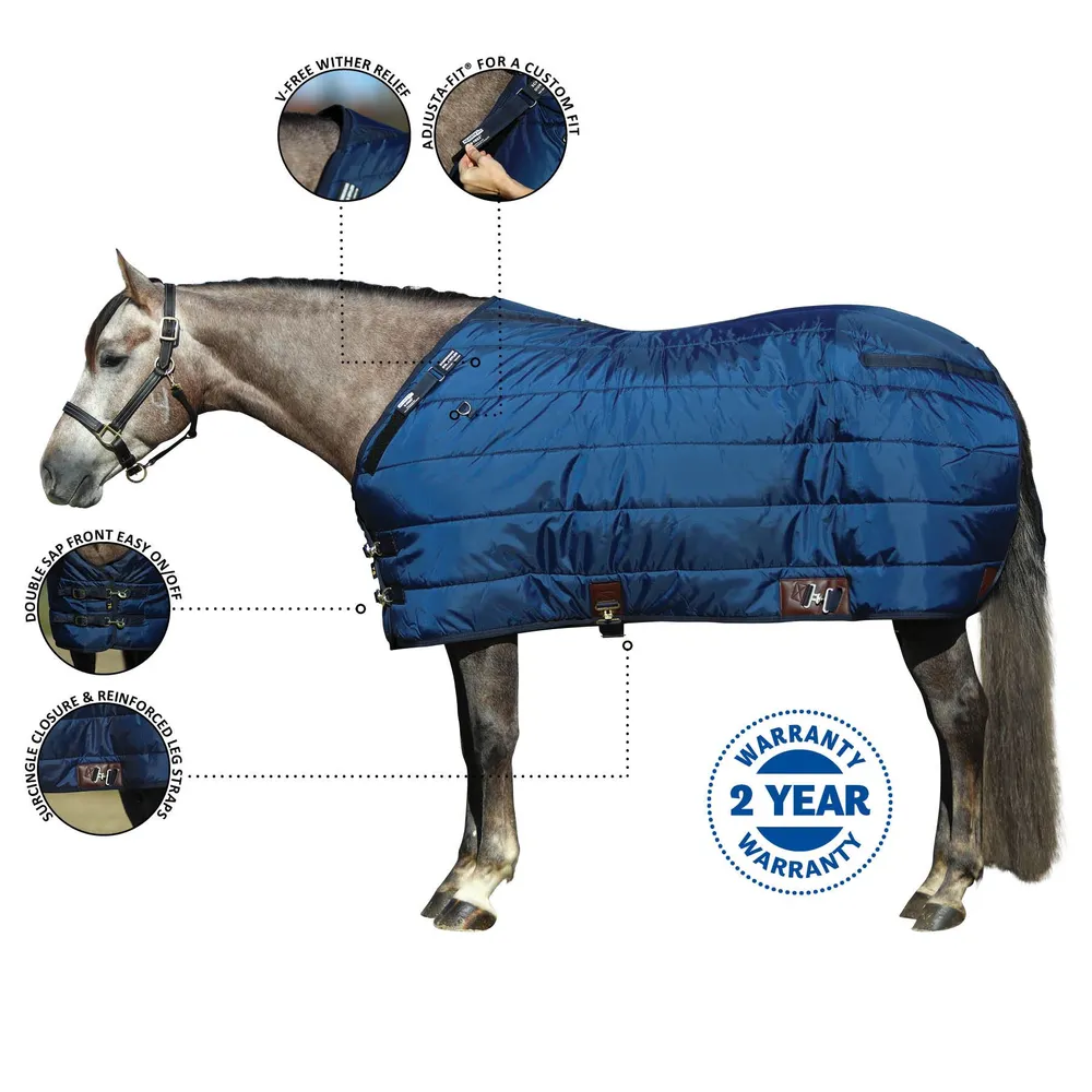 The medium weight stable blanket can be layered over sheets for optimal warmth.